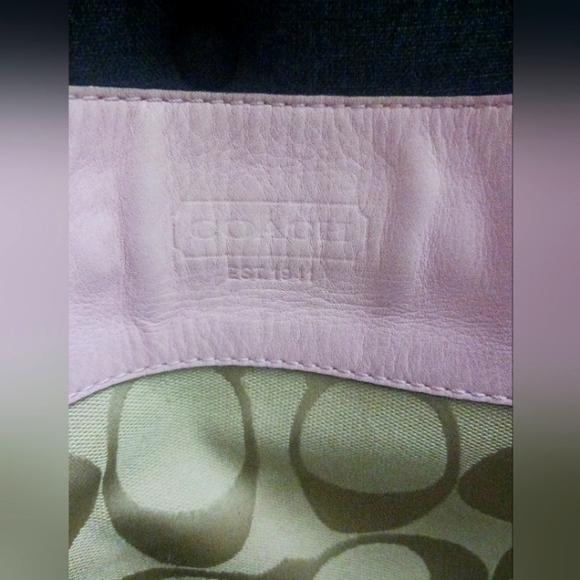Coach Pink/Beige Satchel Bag - Picture 4 of 4